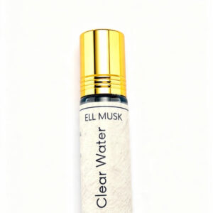 ELL MUSK CLEAR WATER Aromatic Aquatic Attar Perfume Oil – Peppermint, Marine & Warm Woody Notes (6ml)