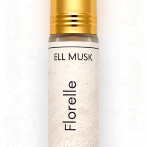 ELL MUSK Florelle Sweet Attar 6ml – Fruity Floral Fragrance Oil with Pear Blossom, Jasmine & Patchouli | Non-Alcoholic Perfume for Women
