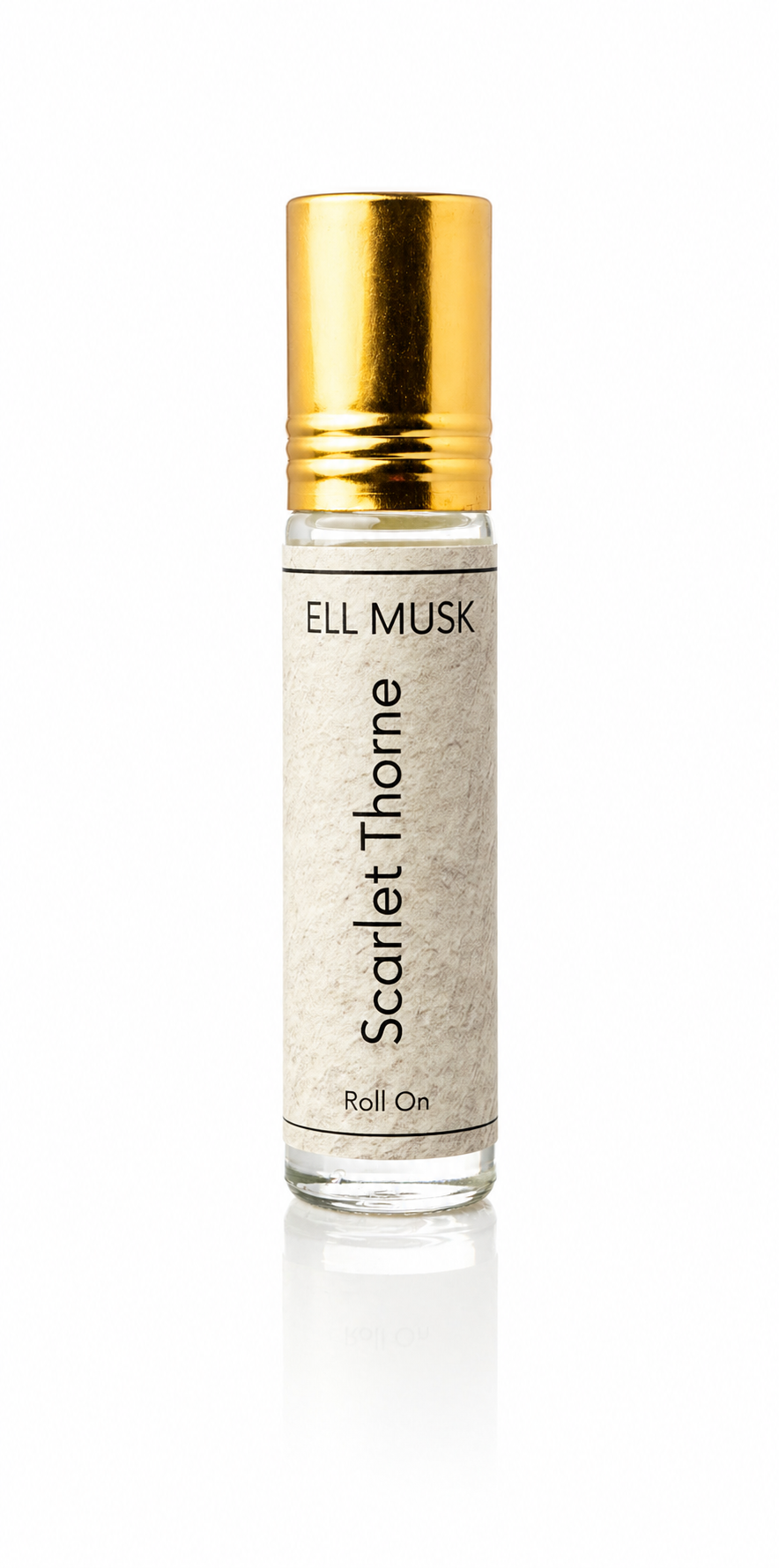 ELL MUSK Scarlet Thorne Fruity Floral Attar 6ml – Peach, Rose & Vanilla Fragrance Oil | Non-Alcoholic Perfume for Women